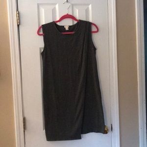 Dark grey sleeveless dress
